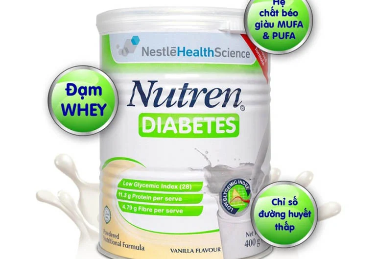 Các loại sữa dành cho người tiểu đường - Nutren Diabetes