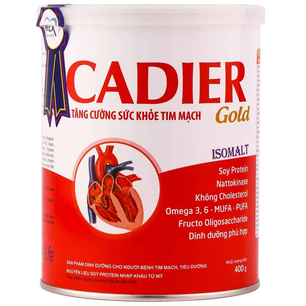 Sữa bột dành cho người tiểu đường - Cadier Gold