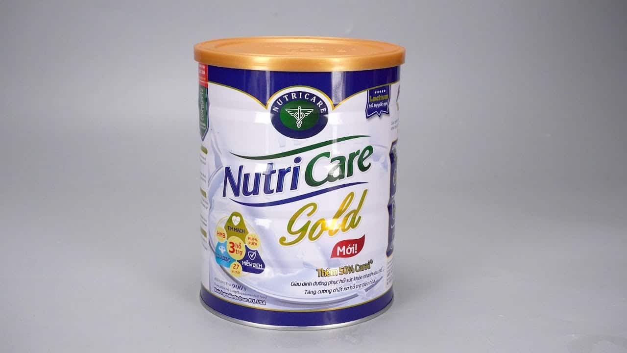 Nutricare Gold - sữa tốt cho xương khớp người trung niên