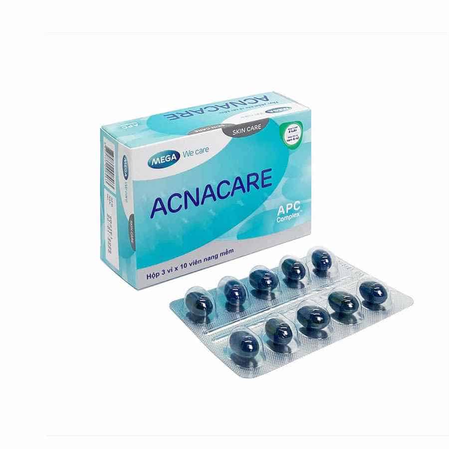 viên uống đẹp da trị mụn acnacare